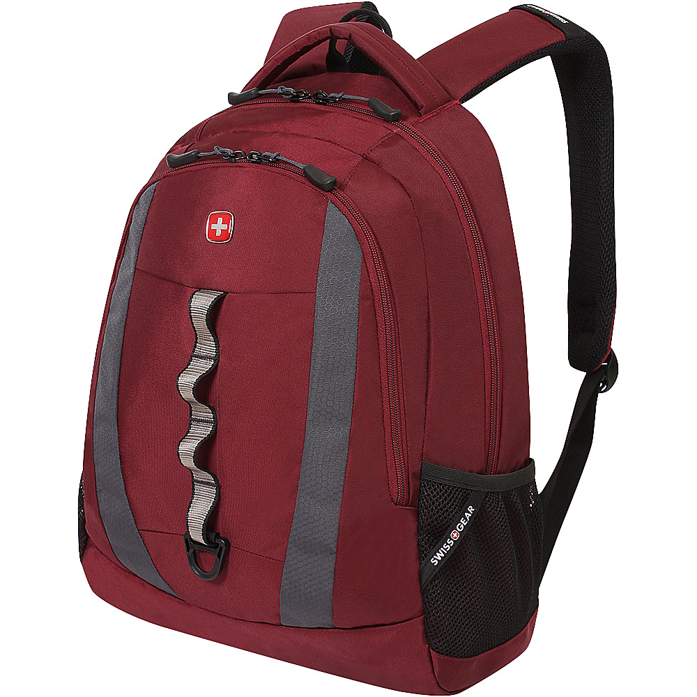 SwissGear Travel Gear SA6906 Laptop Backpack Crimson Grey SwissGear Travel Gear Business Laptop Backpacks