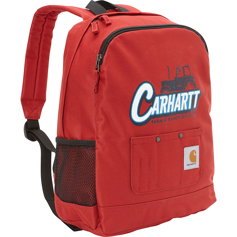 Carhartt Junior Bib Pocket Pack Red Tractor Carhartt School Day Hiking Backpacks