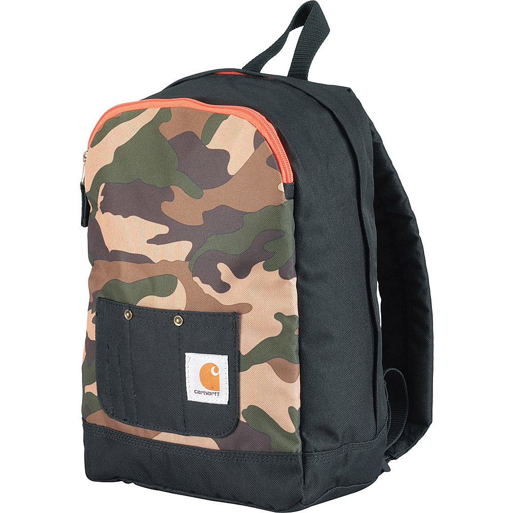Carhartt Junior Bib Pocket Pack Camo Print Carhartt School Day Hiking Backpacks