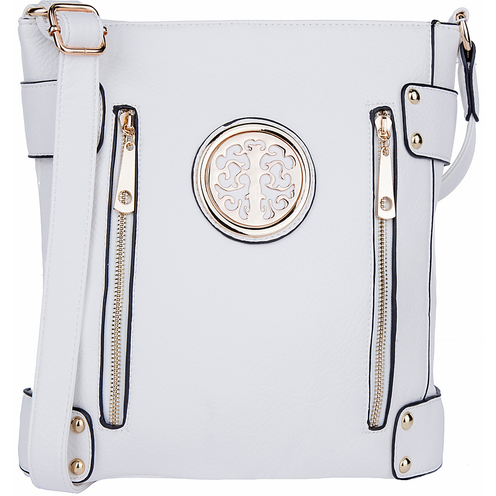MKF Collection Fanisa Cross Body Bag White MKF Collection Manmade Handbags