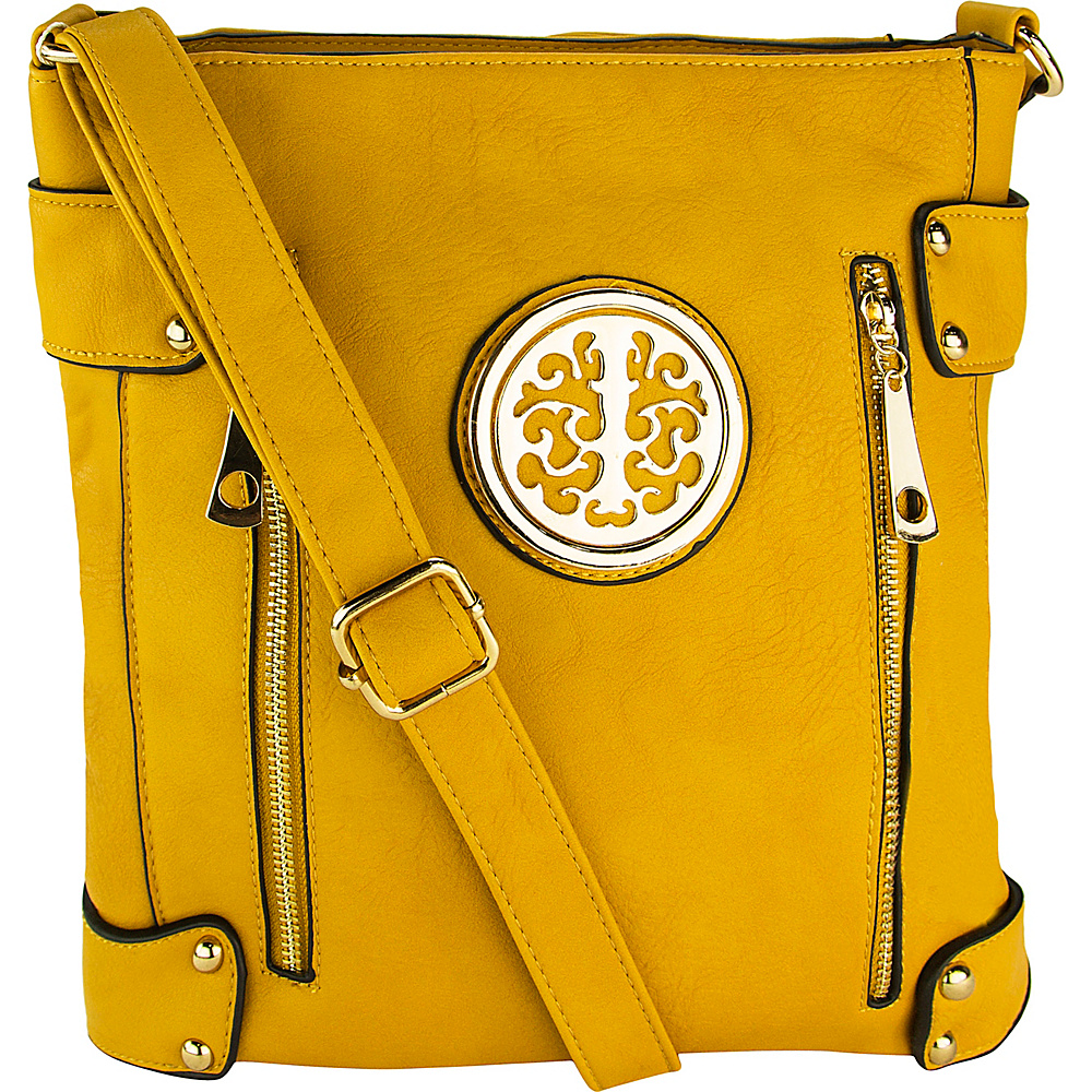 MKF Collection Fanisa Cross Body Bag Yellow MKF Collection Manmade Handbags