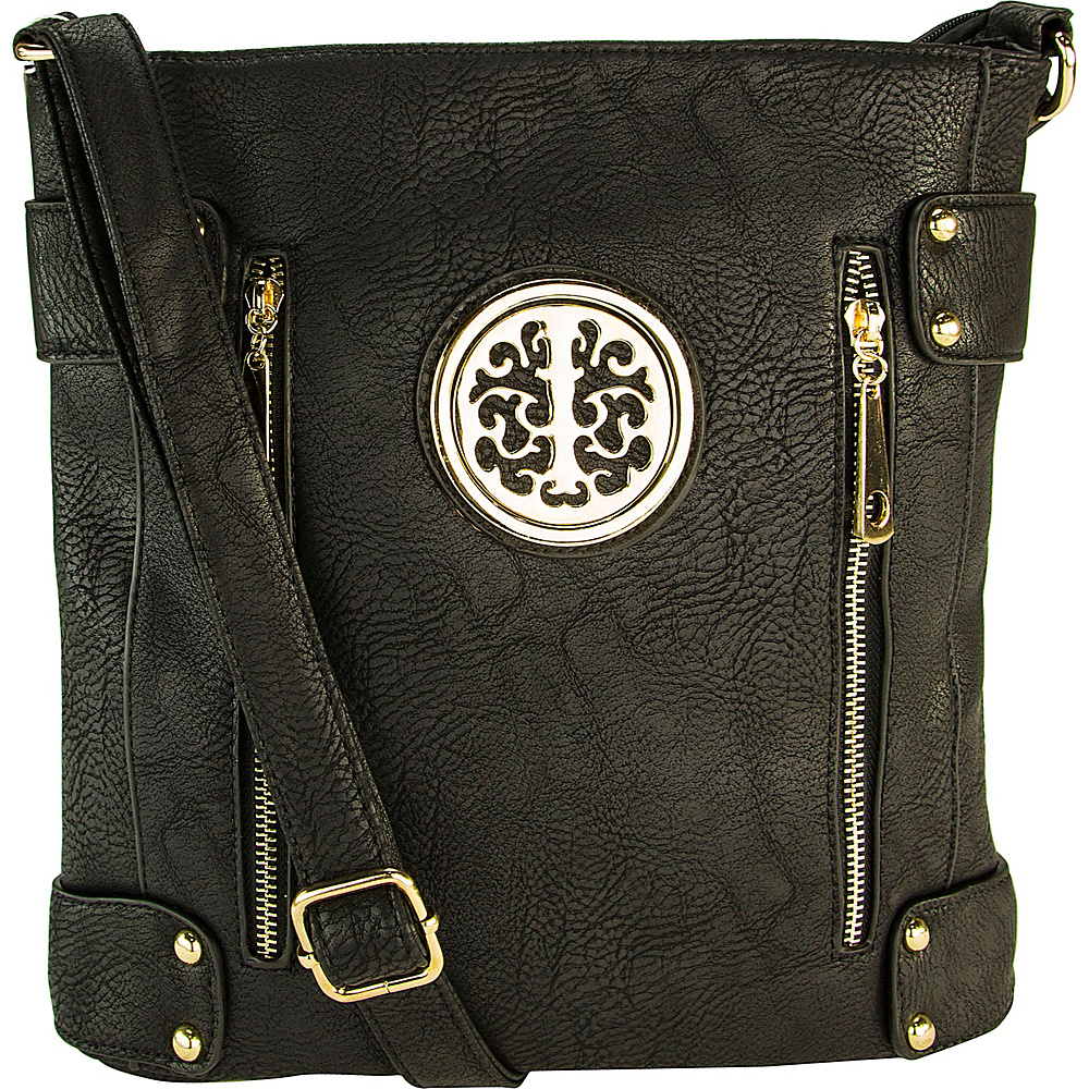 MKF Collection Fanisa Cross Body Bag Black MKF Collection Manmade Handbags
