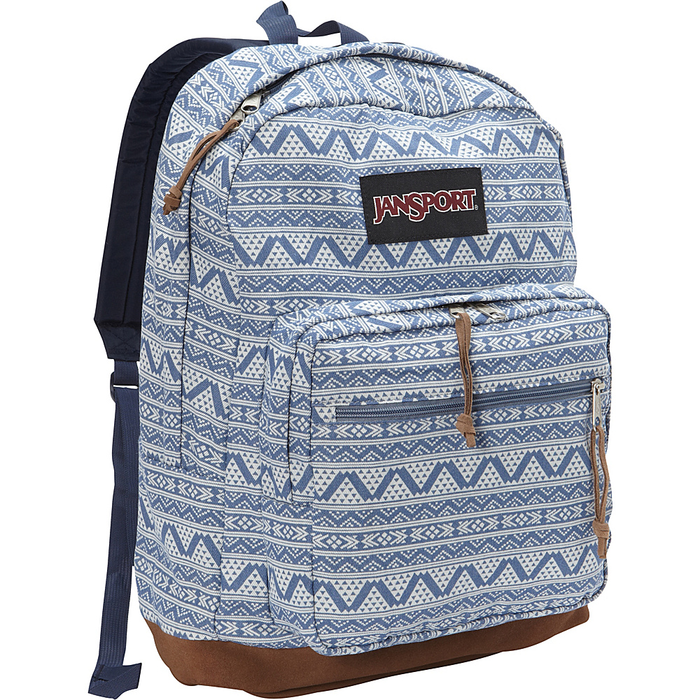 JanSport Right Pack Laptop Backpack Discontinued Colors Blue Chambray Cardigan Canvas JanSport Business Laptop Backpacks