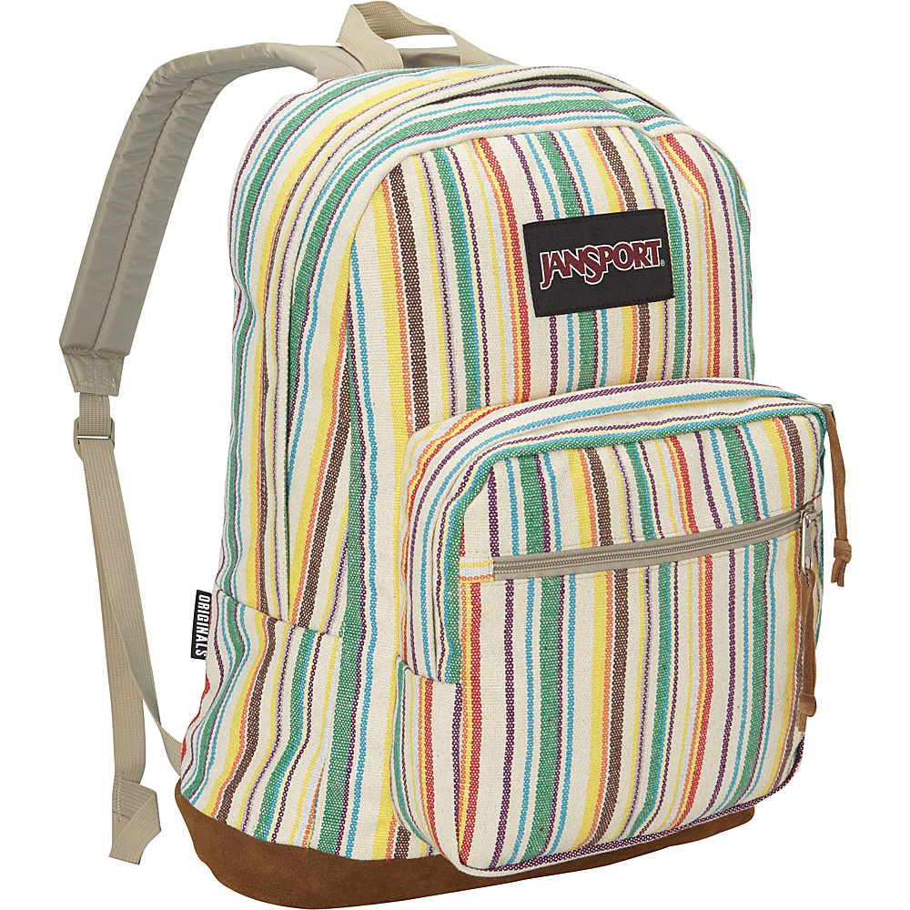 JanSport Right Pack Laptop Backpack Discontinued Colors Multi Weave Striped Expressions JanSport Laptop Backpacks