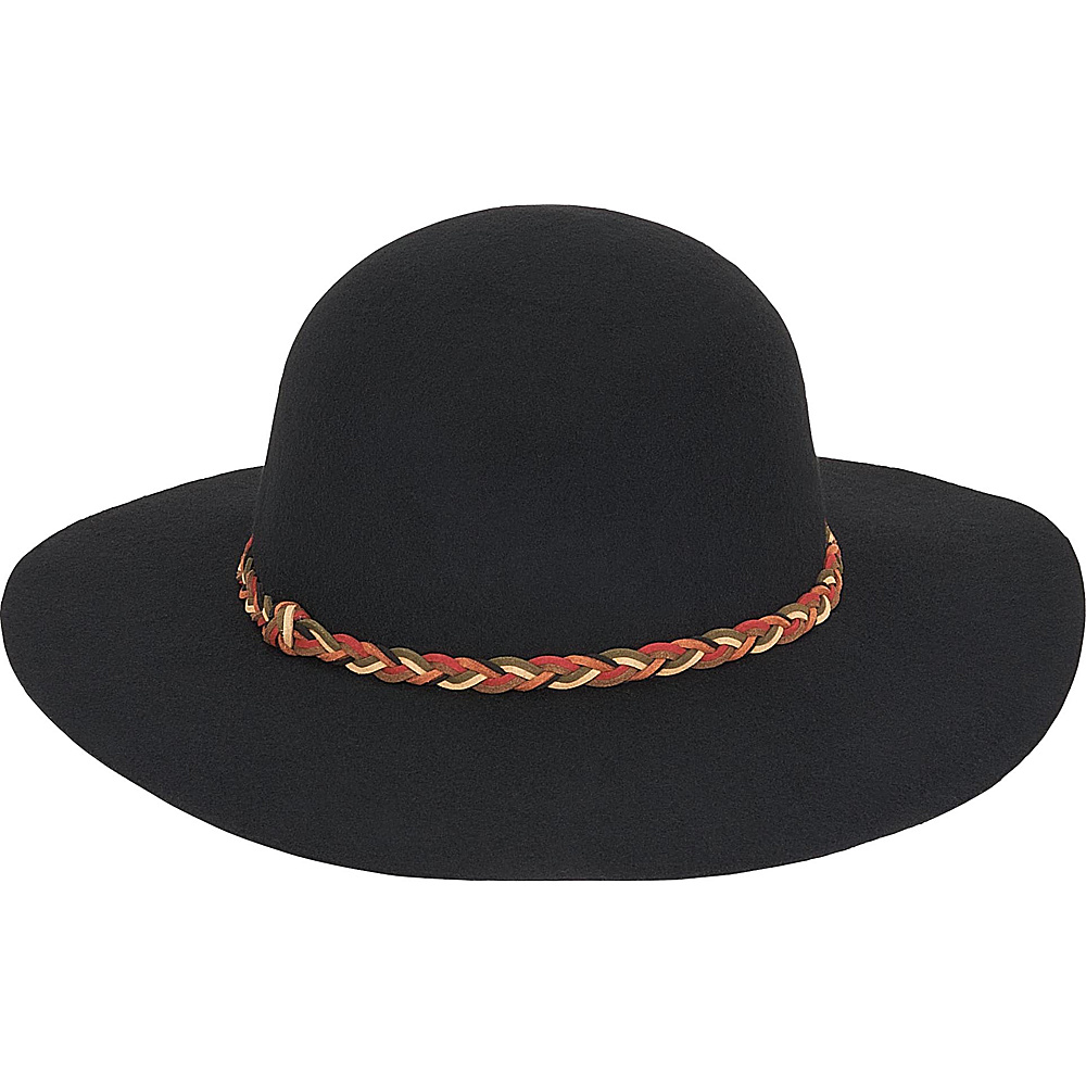 Adora Hats Wool Felt Floppy Hat Black Adora Hats Hats Gloves Scarves