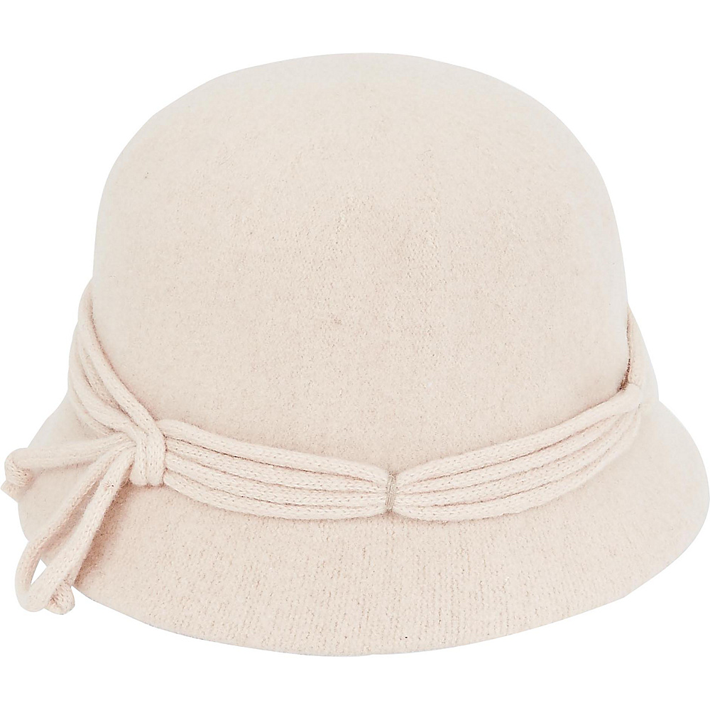 Adora Hats Wool Cloche Hat Ivory Adora Hats Hats Gloves Scarves