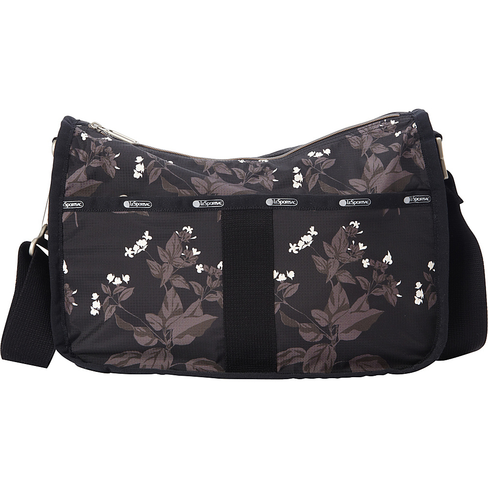 LeSportsac Essential Hobo Botanical Black C LeSportsac Fabric Handbags