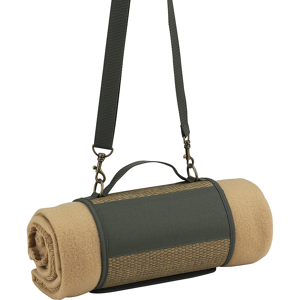 Picnic at Ascot ECO Harness and Fleece Blanket Natural Forest Green Picnic at Ascot Outdoor Accessories