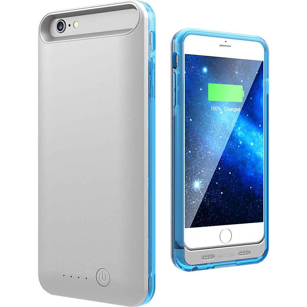 Mota Extended Battery Case iPhone 6 Plus Blue Mota Electronics