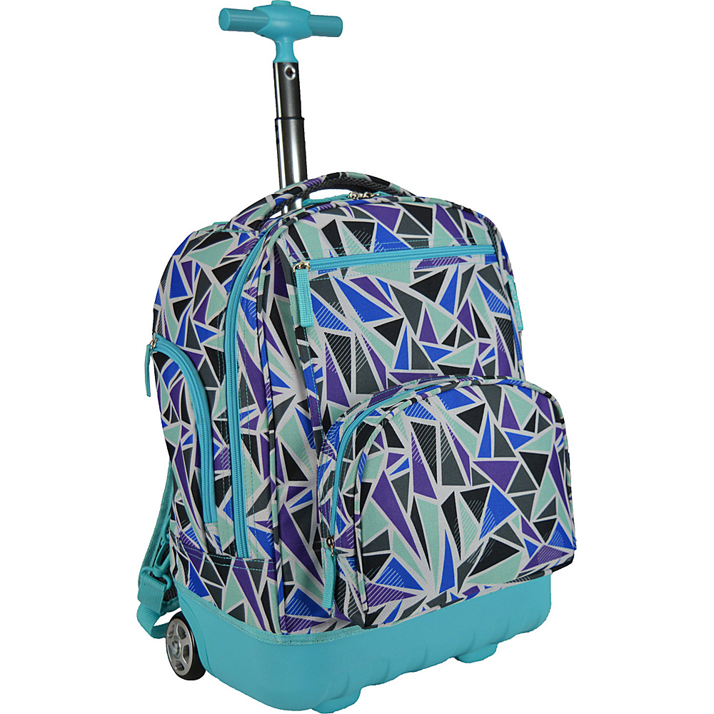 Traveler s Choice Pacific Gear Treasureland Hybrid Lightweight Rolling Backpack Diamond Traveler s Choice Rolling Backpacks