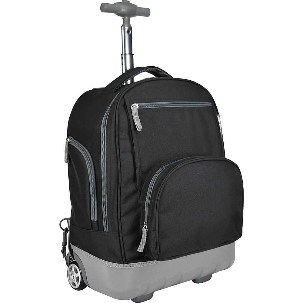 Traveler s Choice Pacific Gear Treasureland Hybrid Lightweight Rolling Backpack Black Traveler s Choice Rolling Backpacks