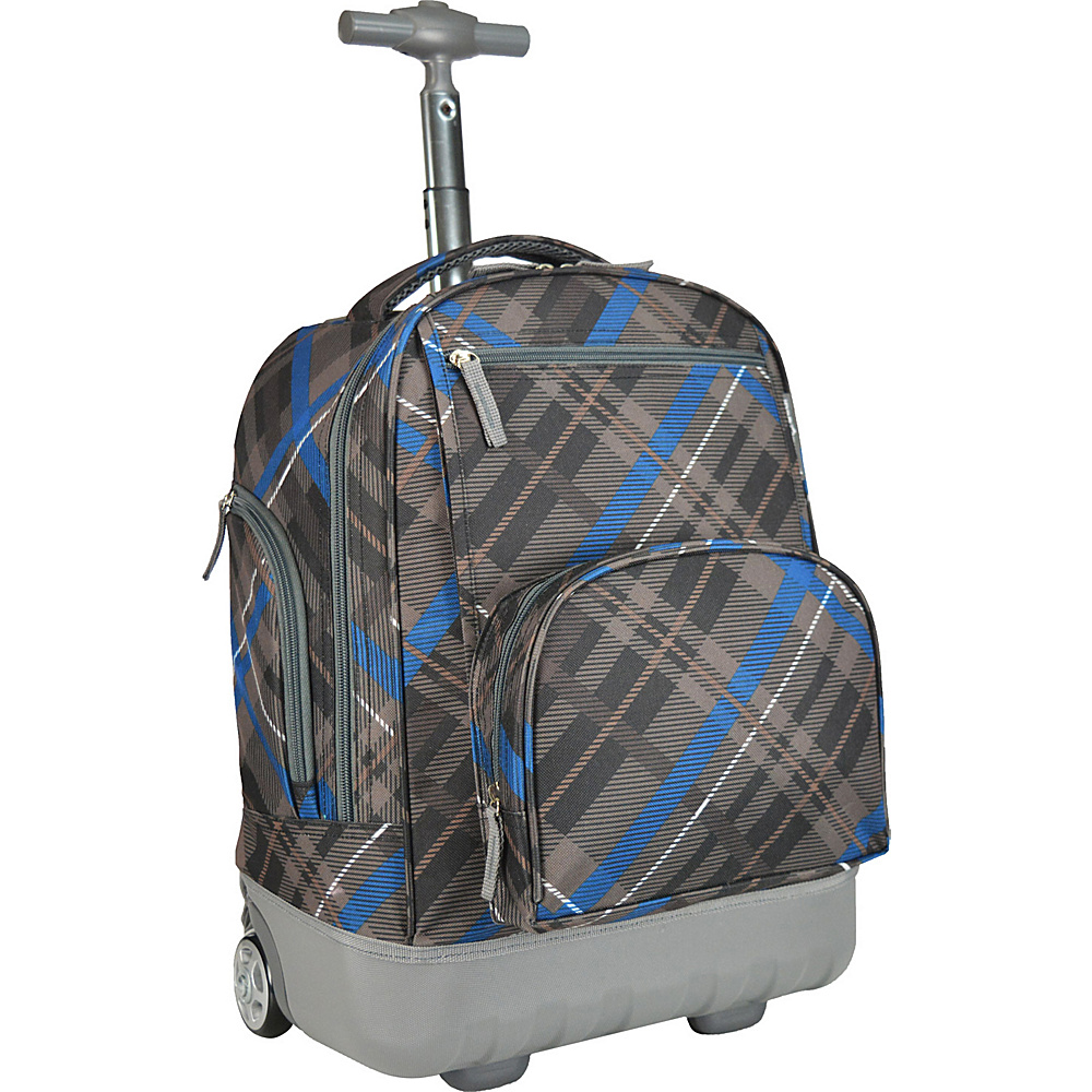 Traveler s Choice Pacific Gear Treasureland Hybrid Lightweight Rolling Backpack Gray Traveler s Choice Rolling Backpacks