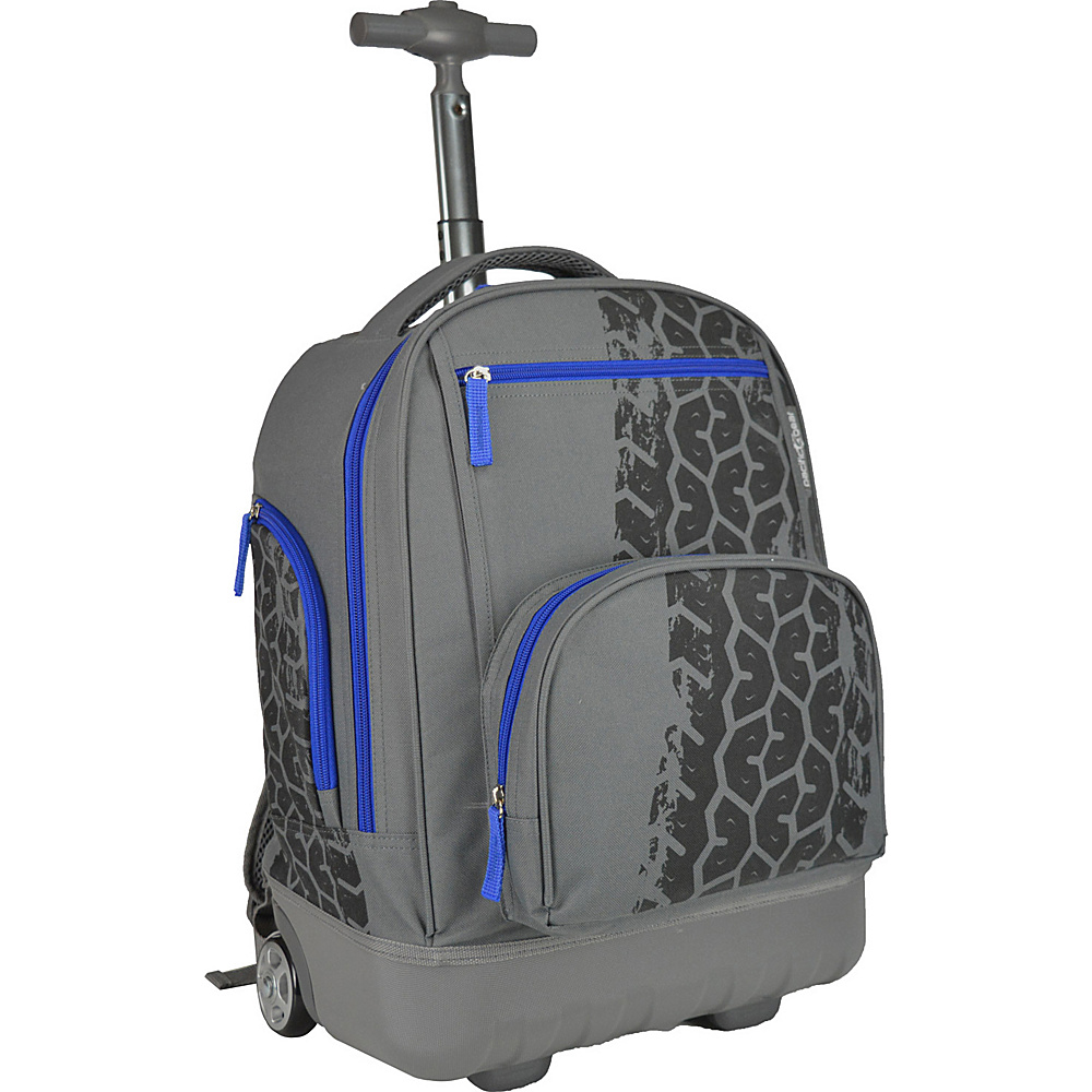 Traveler s Choice Pacific Gear Treasureland Hybrid Lightweight Rolling Backpack Tiretrack Traveler s Choice Rolling Backpacks