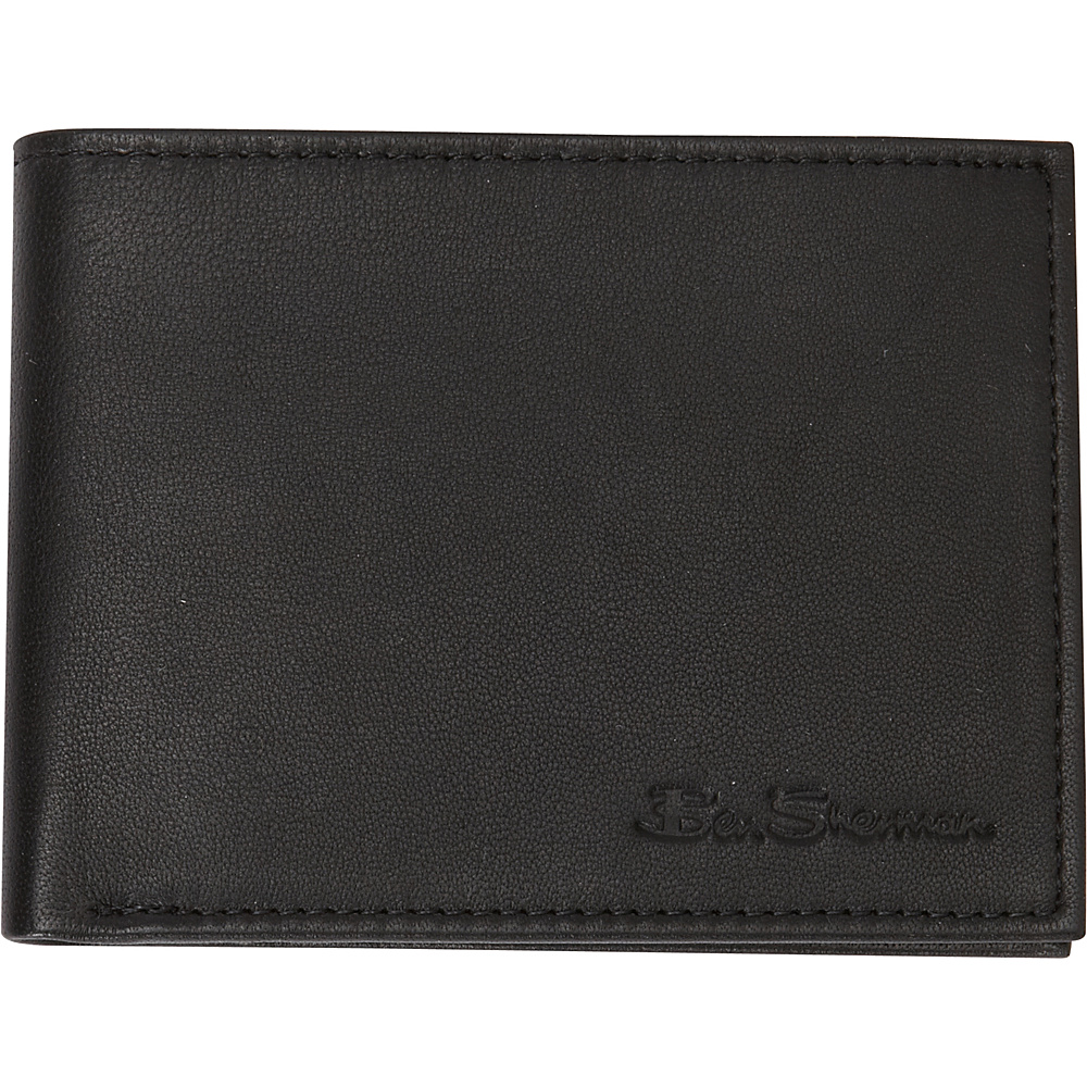 Ben Sherman Luggage Kensington Collection 5 Pocket Leather Billfold Black Ben Sherman Luggage Men s Wallets