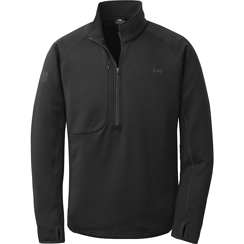 Outdoor Research Radiant Hybrid Pullover L Black Outdoor Research Men s Apparel