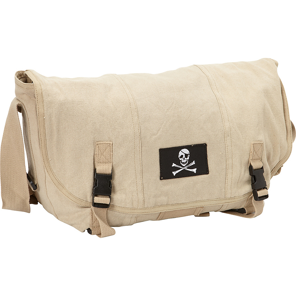 Fox Outdoor Retro Courier Shoulder Bag Khaki Skull Fox Outdoor Other Men s Bags
