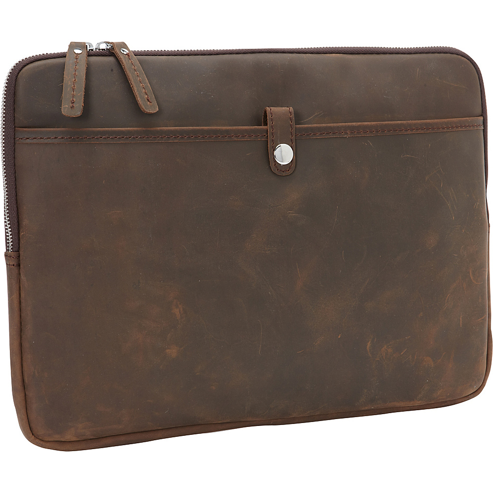 Vagabond Traveler 15 MacBook Pro Full Grain Leather Sleeve Distress Vagabond Traveler Electronic Cases