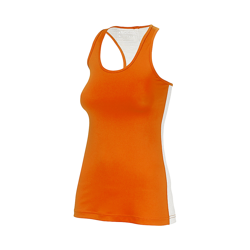 Arctic Cool Womens Instant Cooling Tank with Mesh XL Sunrise Orange Arctic Cool Women s Apparel