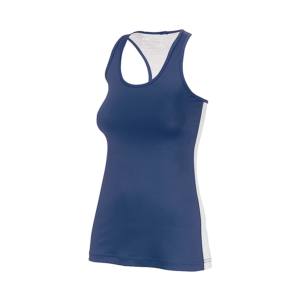 Arctic Cool Womens Instant Cooling Tank with Mesh M Midnight Blue Arctic Cool Women s Apparel