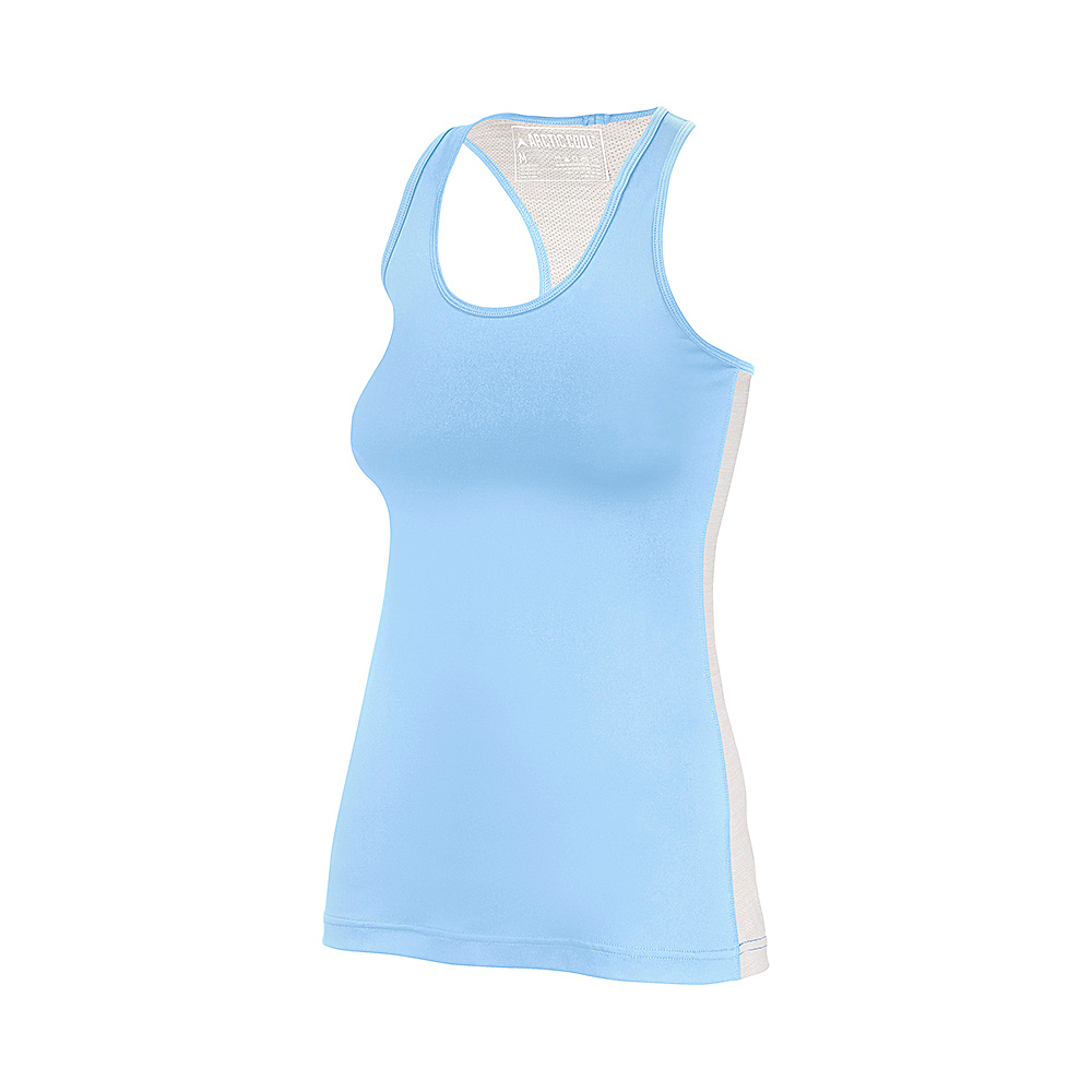 Arctic Cool Womens Instant Cooling Tank with Mesh L Blizzard Blue Arctic Cool Women s Apparel