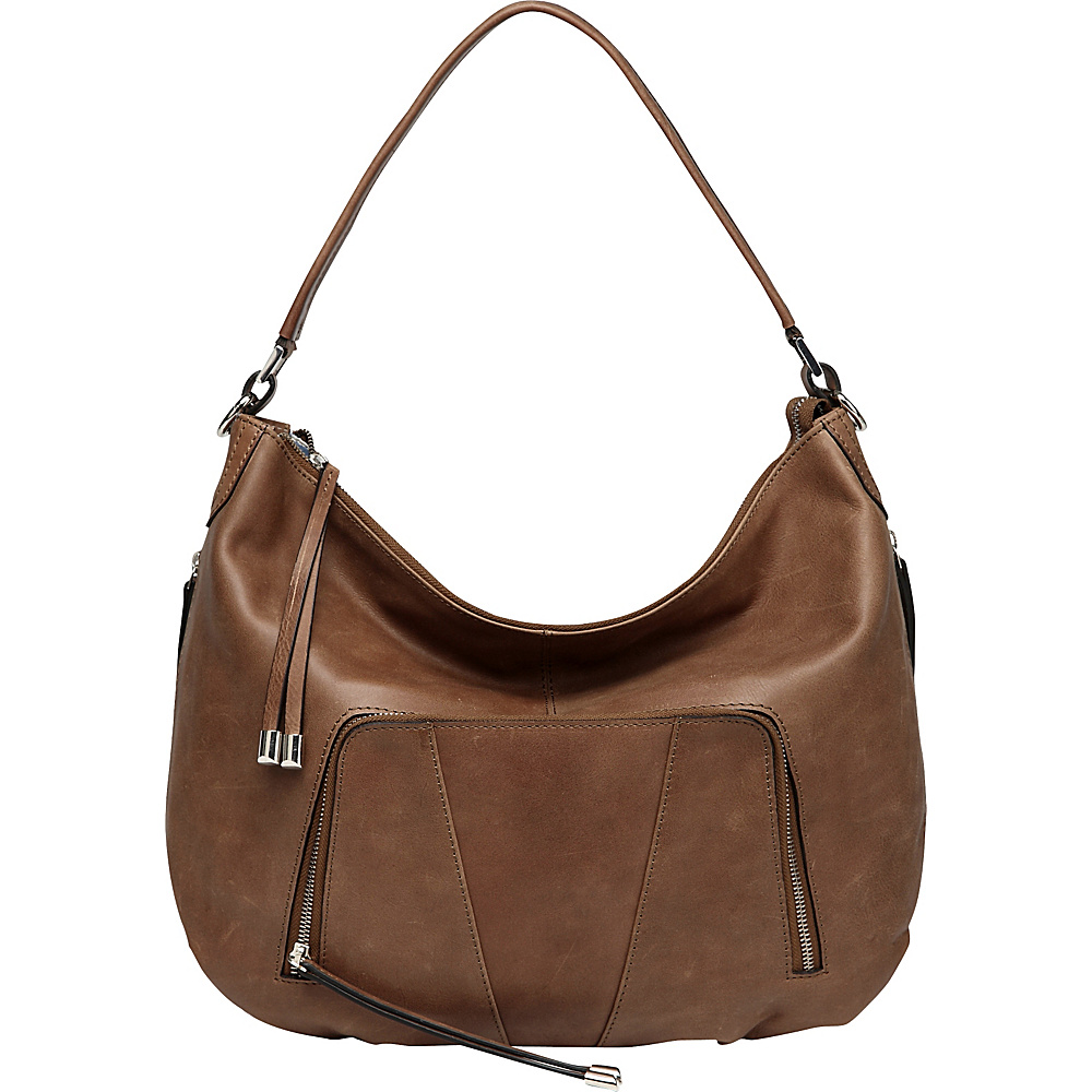 Vicenzo Leather Volante Distressed Leather Crossbody Brown Vicenzo Leather Leather Handbags