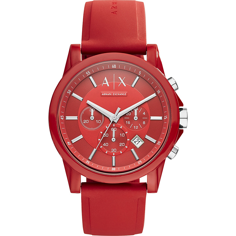 A X Armani Exchange Active Watch Red A X Armani Exchange Watches