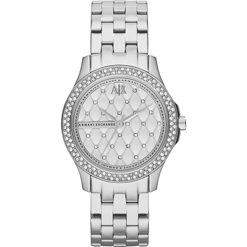 A X Armani Exchange Smart Womens Stainless Steel Watch Silver A X Armani Exchange Watches