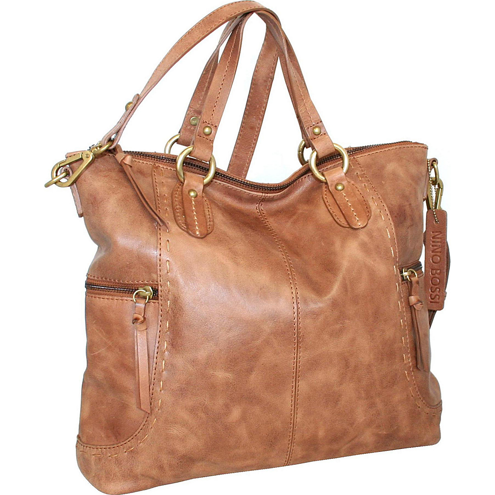 Nino Bossi Petunia Tote Nut Nino Bossi Leather Handbags