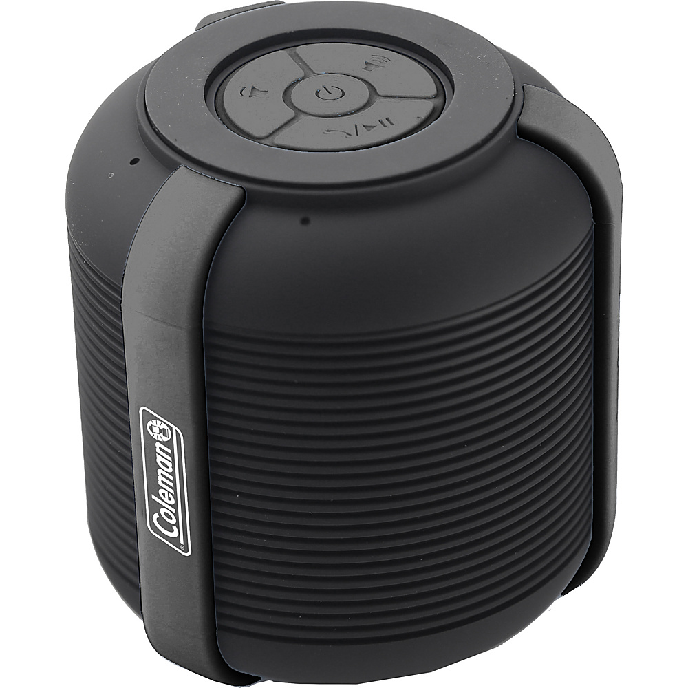 Coleman Mini Rugged Water Resistant Bluetooth Speaker Black Coleman Headphones Speakers
