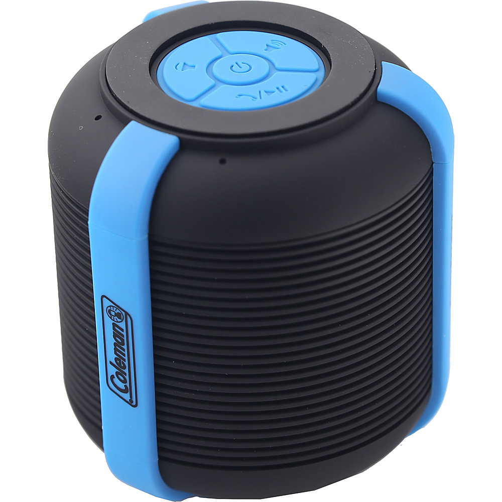 Coleman Mini Rugged Water Resistant Bluetooth Speaker Blue Coleman Headphones Speakers
