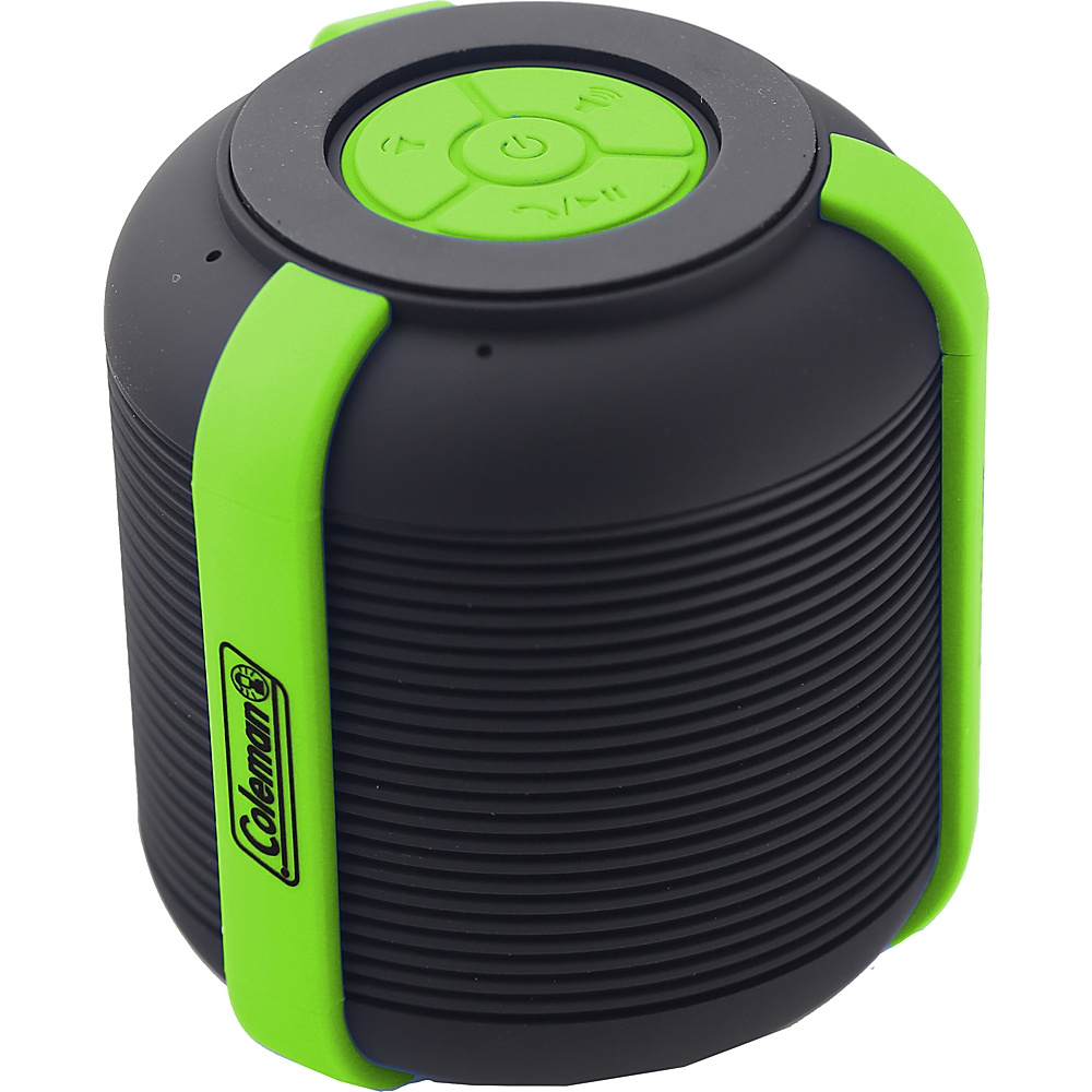 Coleman Mini Rugged Water Resistant Bluetooth Speaker Green Coleman Headphones Speakers