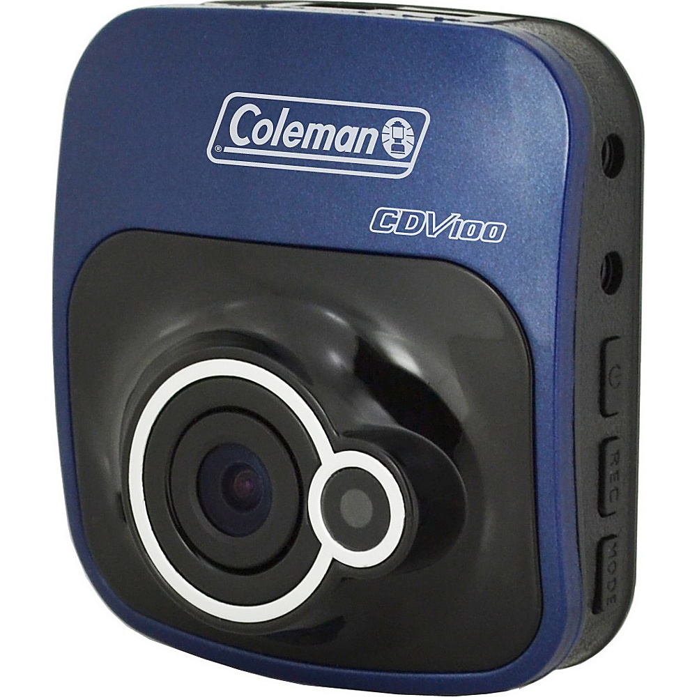Coleman TourHD 1080p HD Camcorder 12.0MP Digital Car Dashboard Camera Blue Coleman Cameras