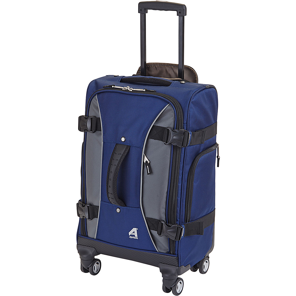 Athalon 21 Hybrid Spinner Carryon Navy Gray Athalon Softside Carry On