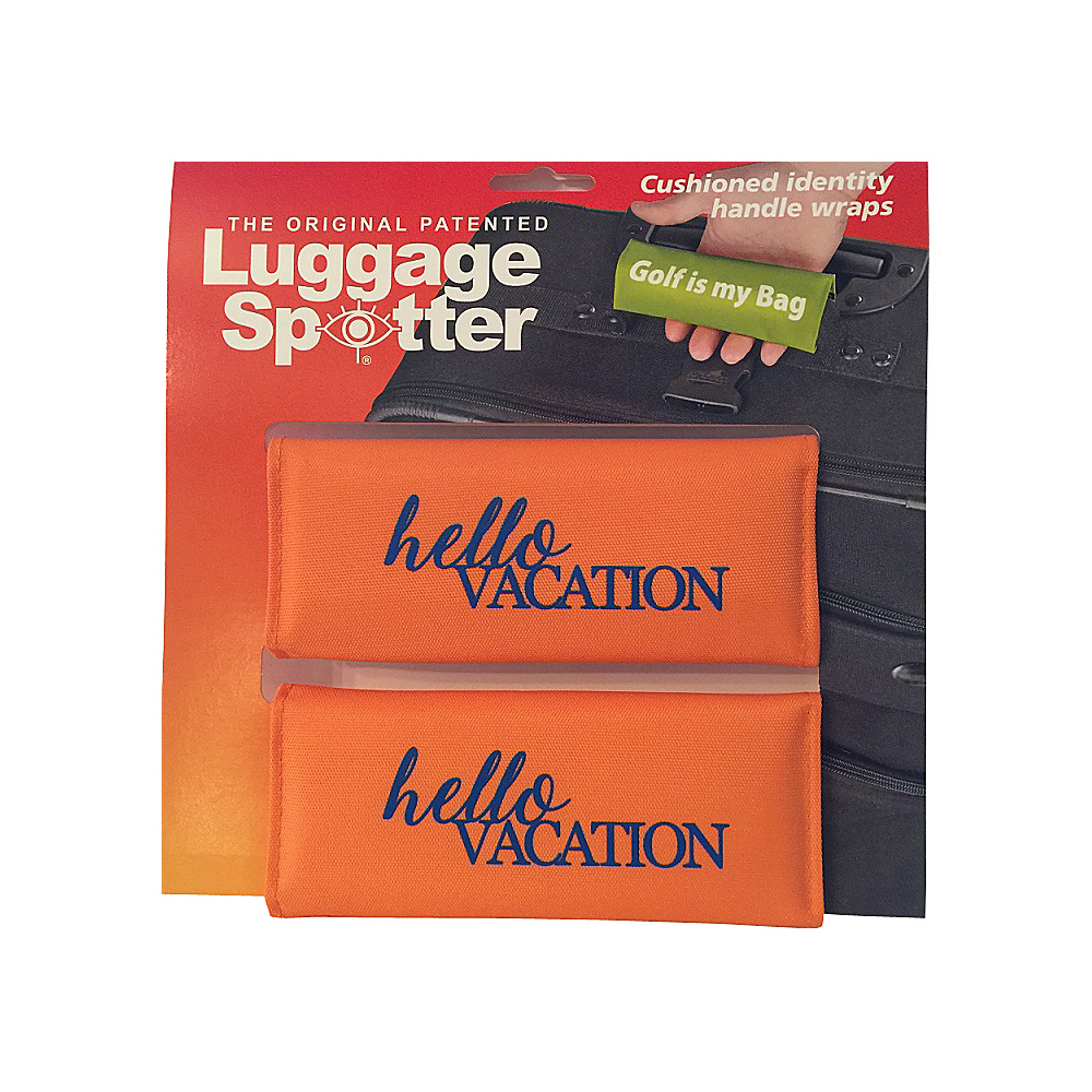 Luggage Spotters Fun Sayings 2 Pack Luggage Spotter Hello Vacation Luggage Spotters Luggage Accessories
