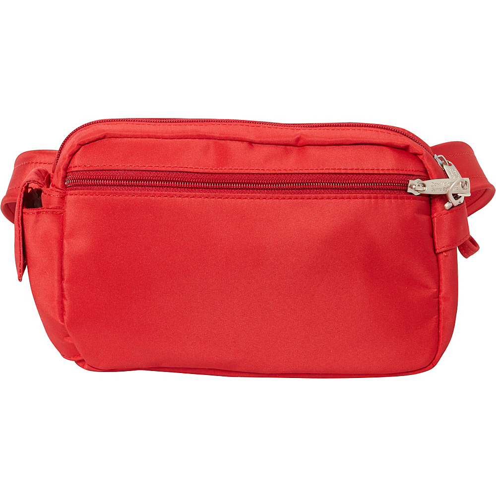 BeSafe by DayMakers Anti Theft 3 Way Convertible Roamer Waist Pack Red BeSafe by DayMakers Fabric Handbags