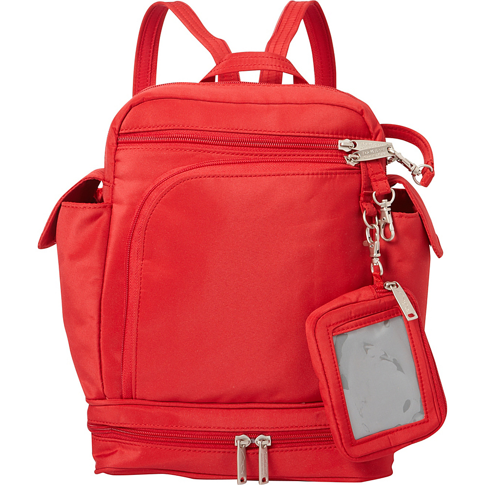 BeSafe by DayMakers Anti Theft Convertible Backpack Red BeSafe by DayMakers Fabric Handbags