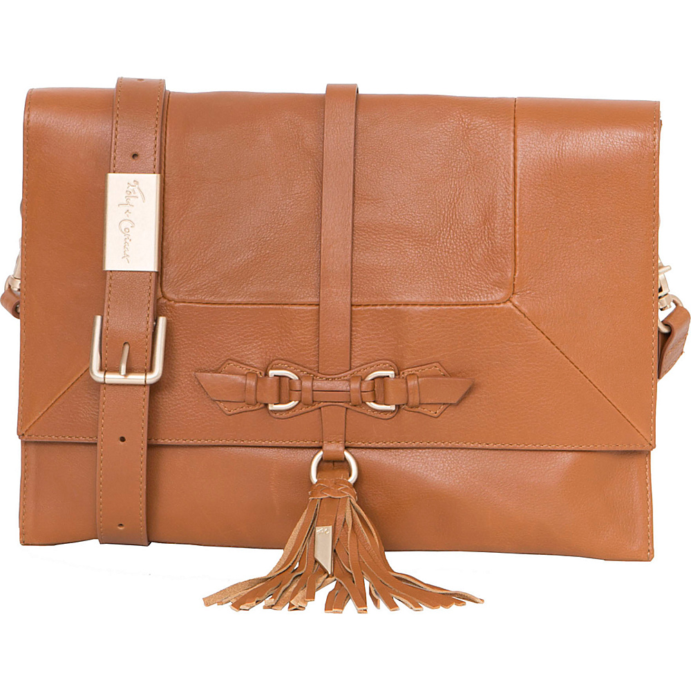 Foley Corinna Bo Convertible Clutch Honey Brown Foley Corinna Designer Handbags