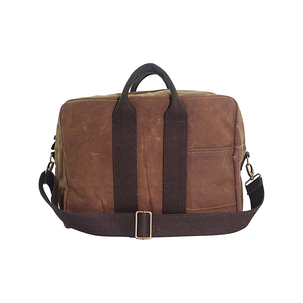 CB Station Waxed Canvas Voyager Carry on Duffel Khaki Waxed Canvas CB Station Travel Duffels
