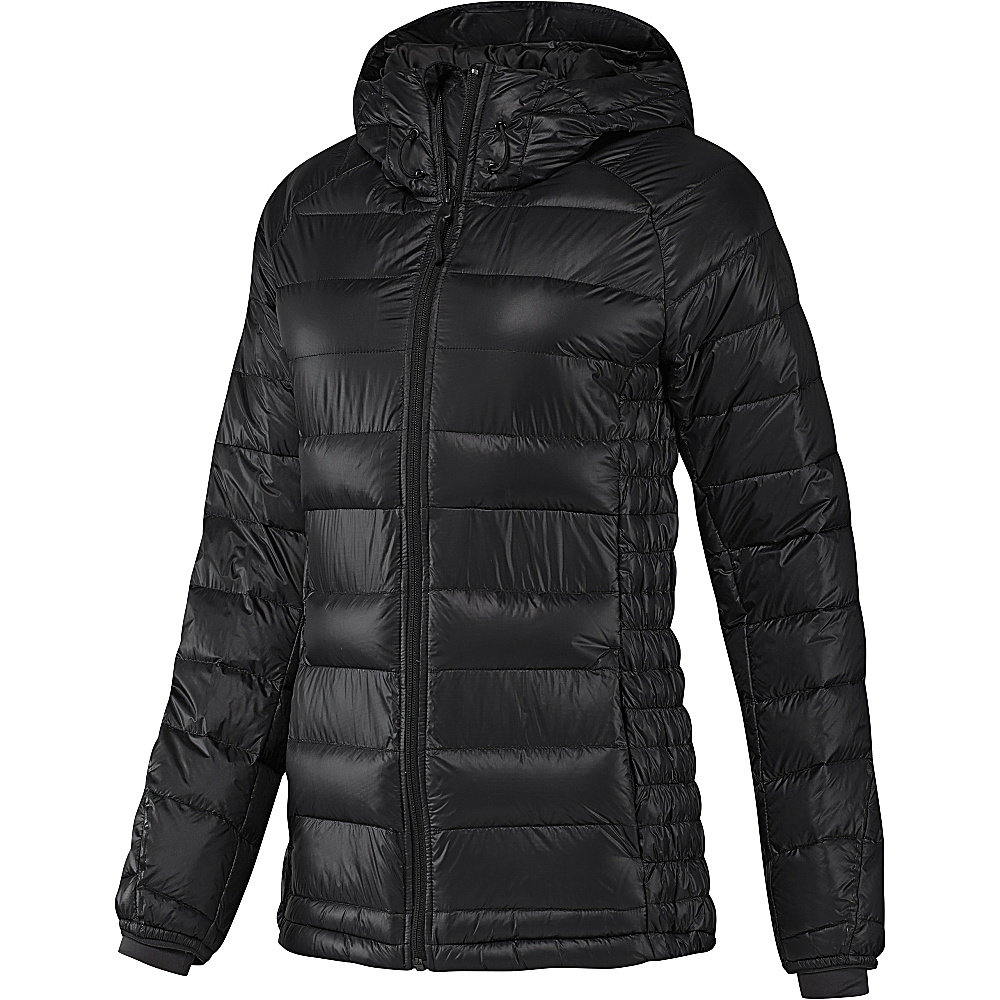 adidas apparel Womens Frost Hooded Jacket L Black Utility Black adidas apparel Women s Apparel