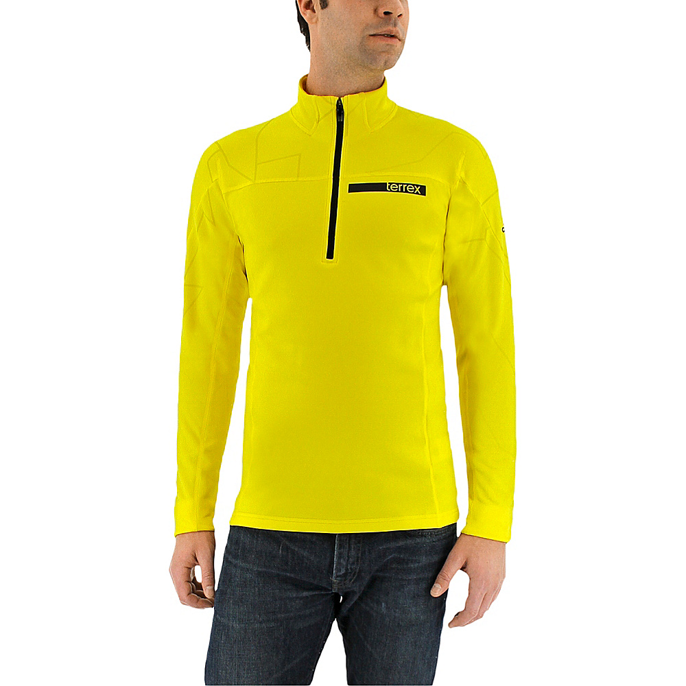 adidas apparel Mens Terrex Icesky Longsleeve II 2XL Bright Yellow adidas apparel Men s Apparel