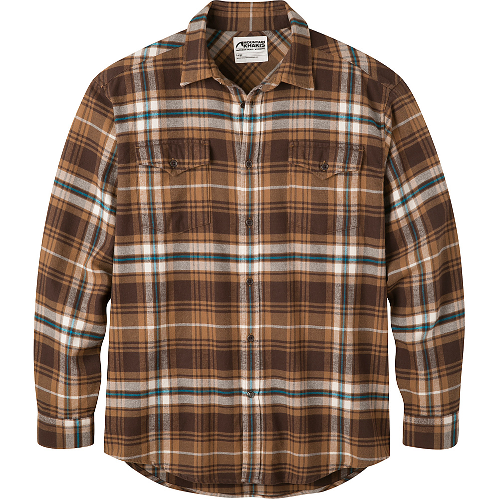 Mountain Khakis Teton Flannel Shirt S Tobacco Mountain Khakis Men s Apparel