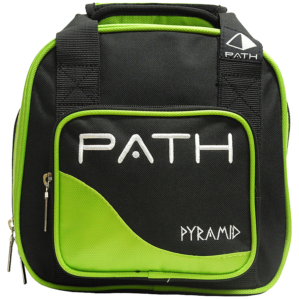 Pyramid Path Plus One Spare Ball Tote Bowling Bag Lime Green Pyramid Bowling Bags