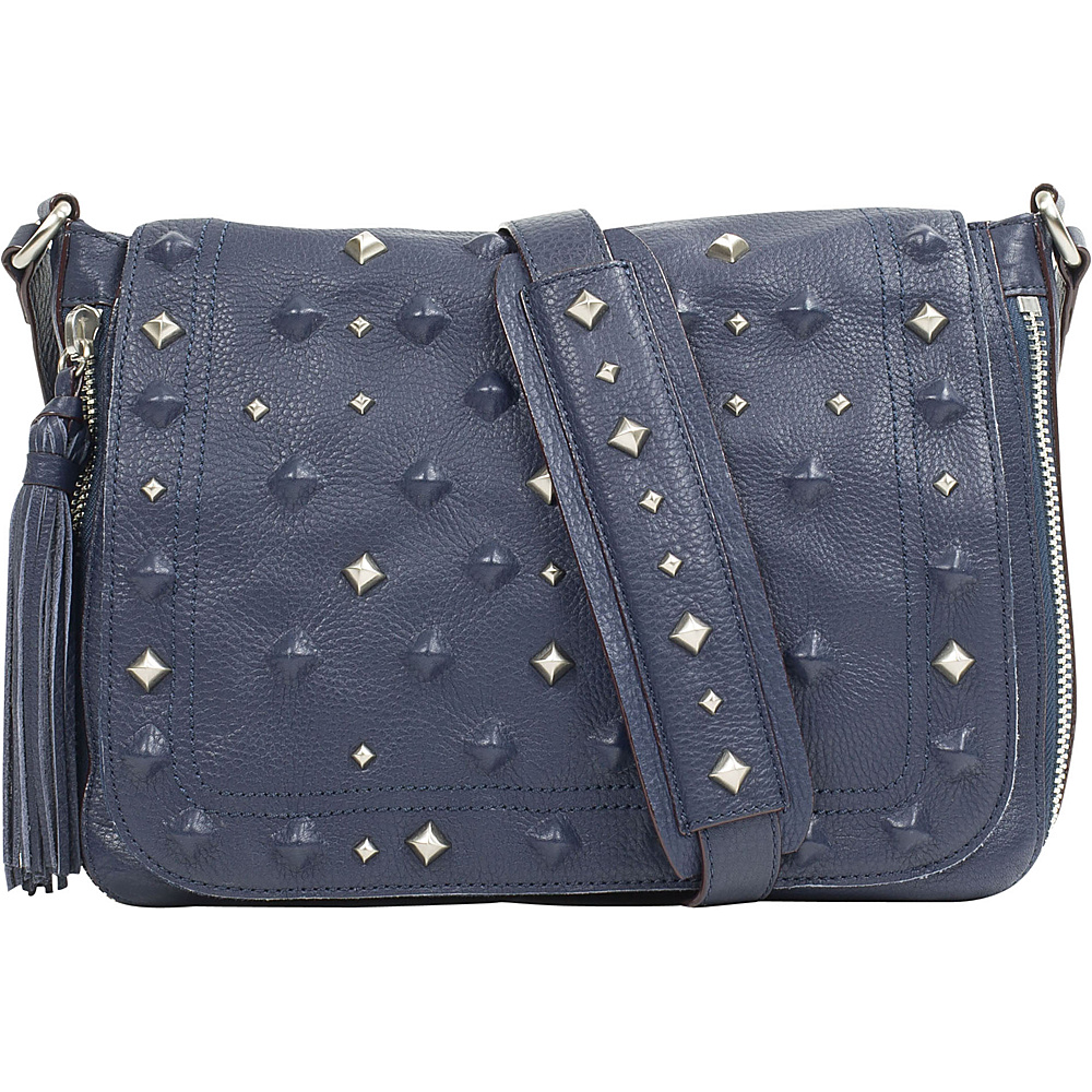 Sanctuary Handbags Rockstars Flap Crossbody Magnetic Blue Sanctuary Handbags Designer Handbags