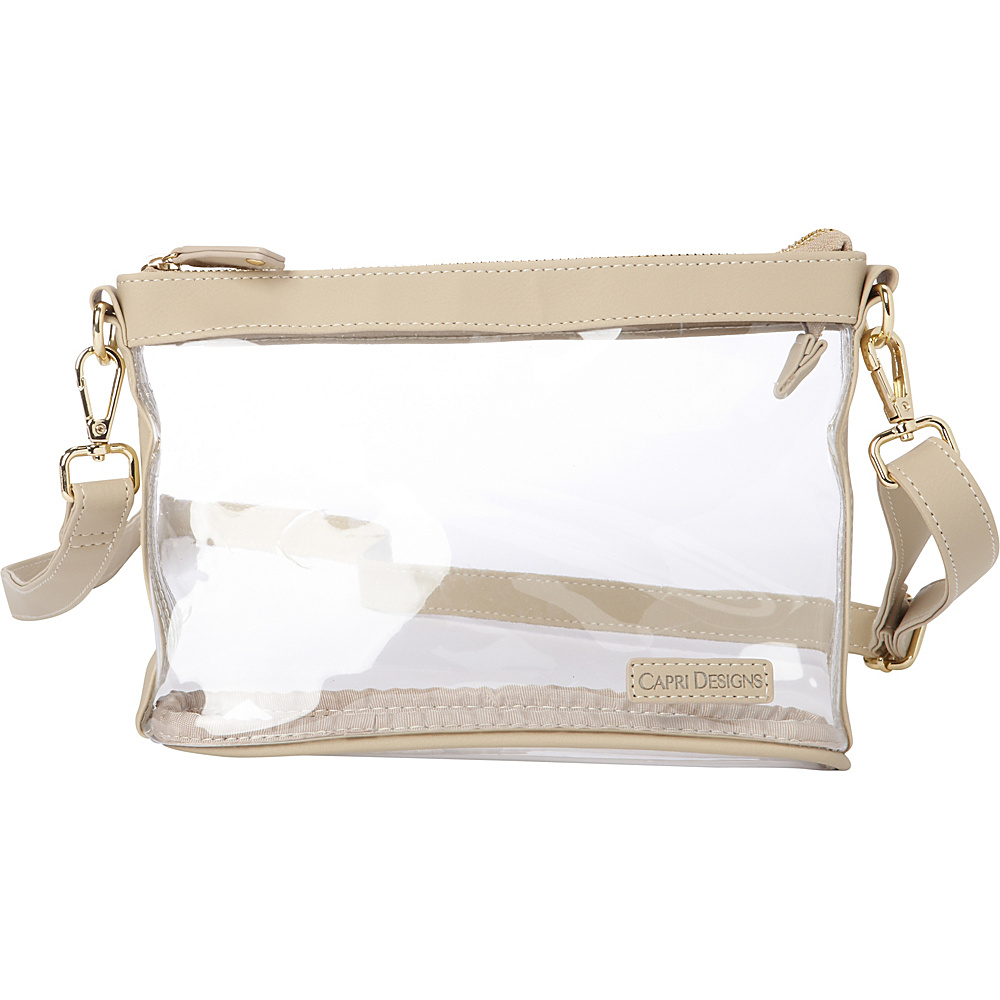 Capri Designs Small Crossbody Clear Capri Designs Manmade Handbags