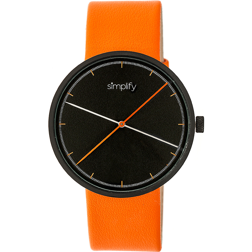 Simplify The 4100 Unisex Watch Orange Simplify Watches