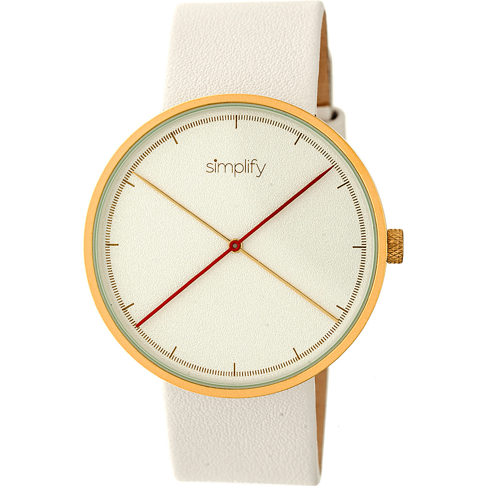 Simplify The 4100 Unisex Watch White Simplify Watches