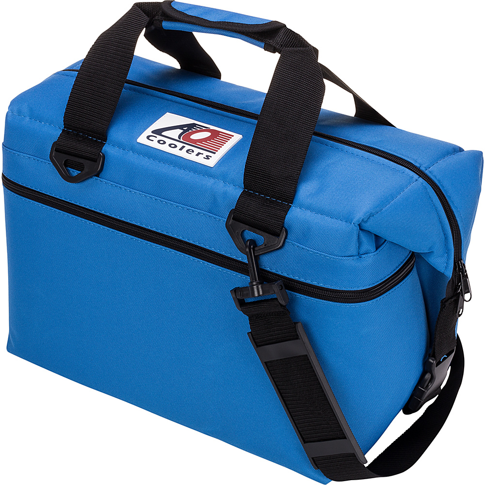 AO Coolers 24 Pack Canvas Soft Cooler Royal Blue AO Coolers Outdoor Coolers