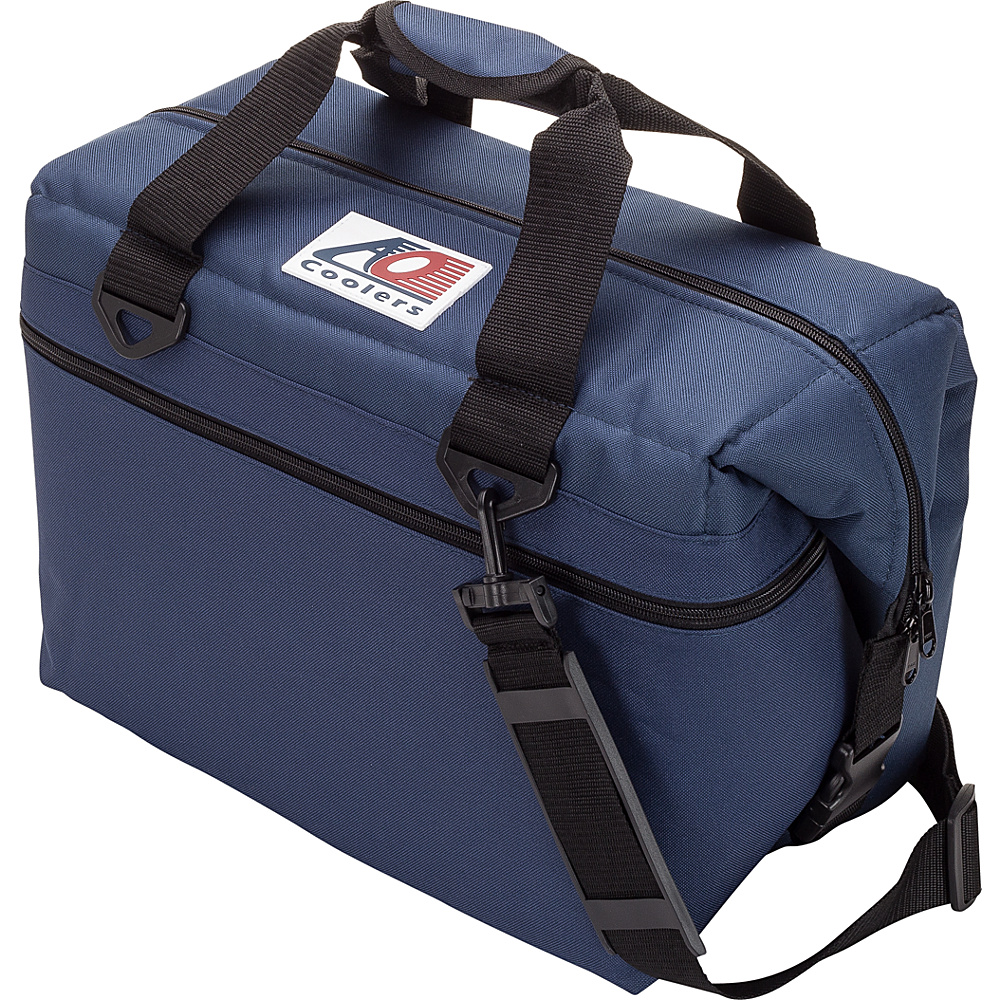 AO Coolers 24 Pack Canvas Soft Cooler Navy Blue AO Coolers Outdoor Coolers