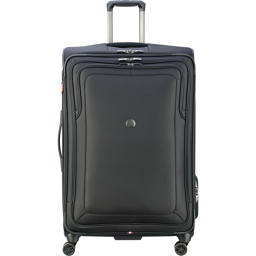 Delsey Cruise Lite Soft 29 Exp. Spinner Suiter Trolley Black Delsey Softside Checked