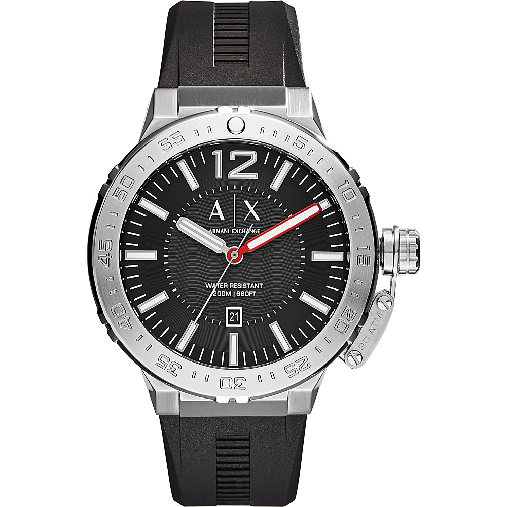 A X Armani Exchange Active Watch Black A X Armani Exchange Watches